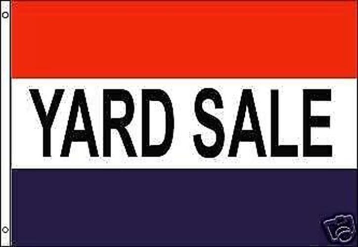 High Quality Yard Sale Polyester Flag Banner Sign | 3’x 5′ | All Weather |Sturdy