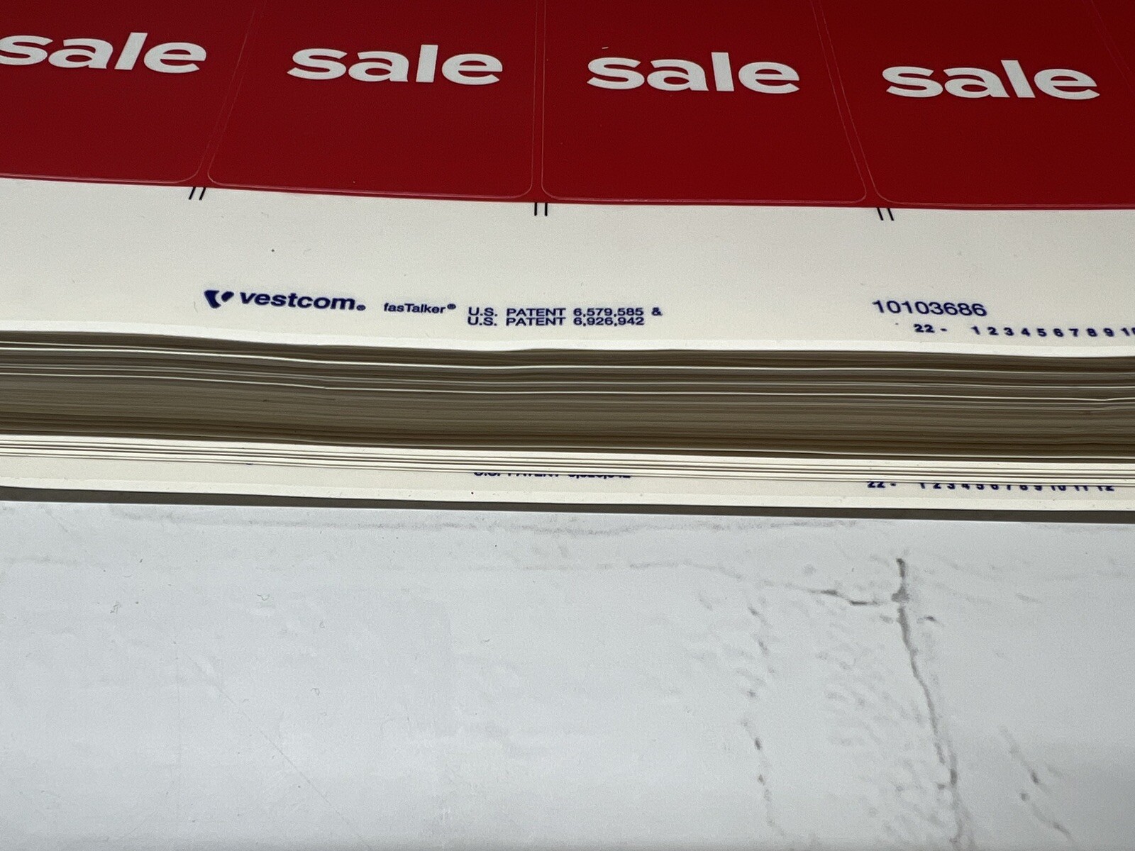 SALE Stickers Self-Adhesive 89 Sheets, 15 Labels per Sheet For 1335 Total Labels