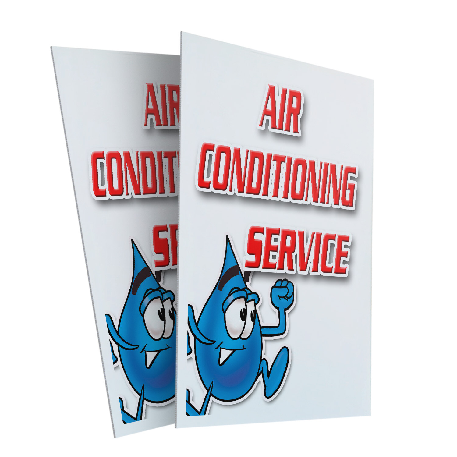 A-frame Sidewalk Air Conditioning Service 24″ x 36″ Double Sided A-Frame Sidewal
