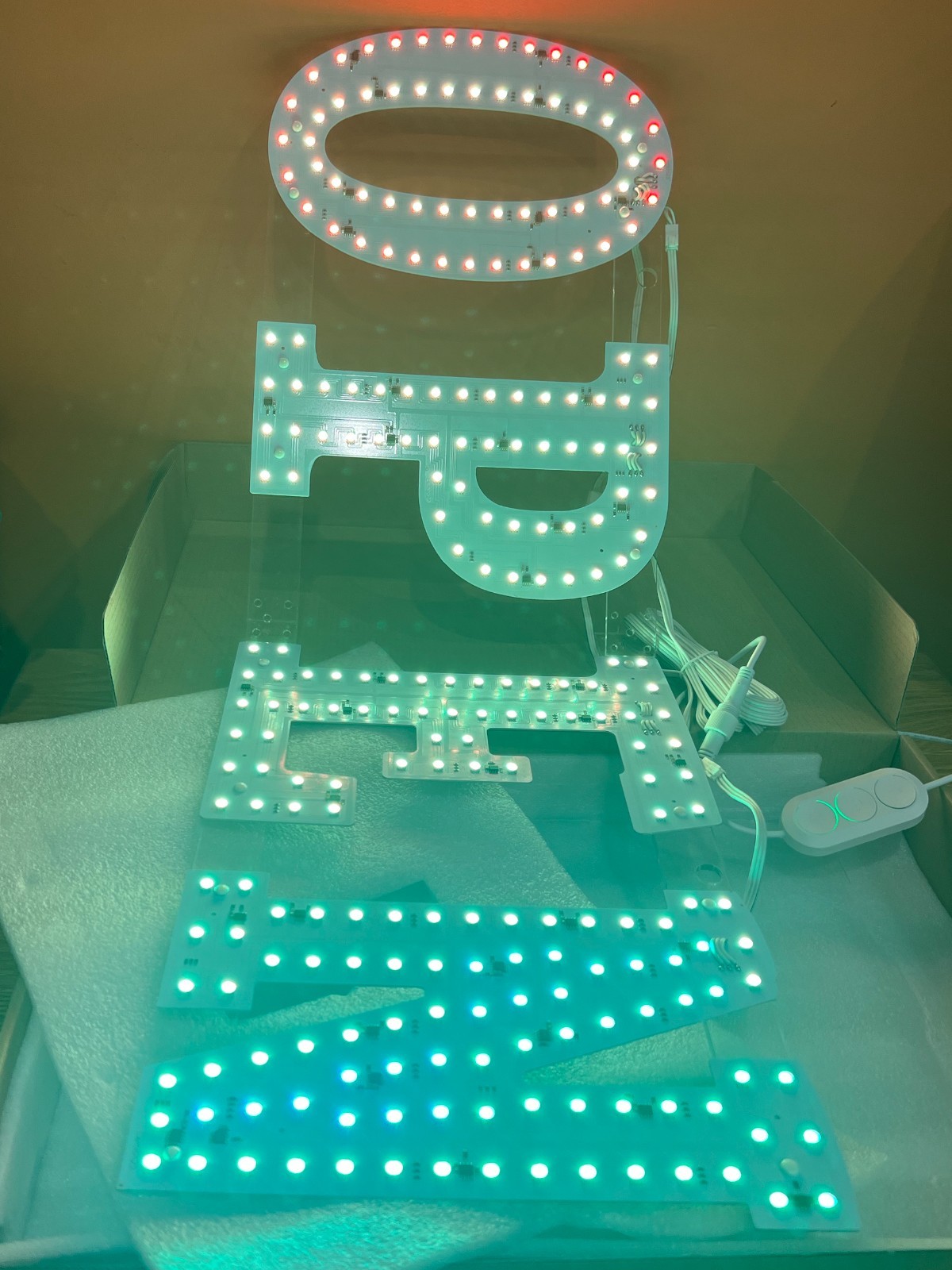 LemonNova LED Open Sign, 30”x10”, Remote Control, Smart App, Edit Colors, Flash