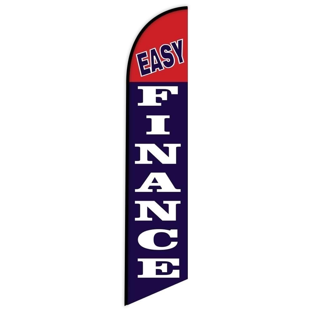 Car Dealership Promotional Package – 4 Swooper Feather Flags for Outdoor…