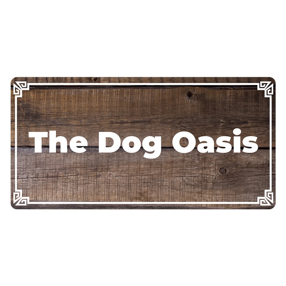 Business Office and Home Signs | Rustic Oak Wood 5 x 10″ Hanging Signs