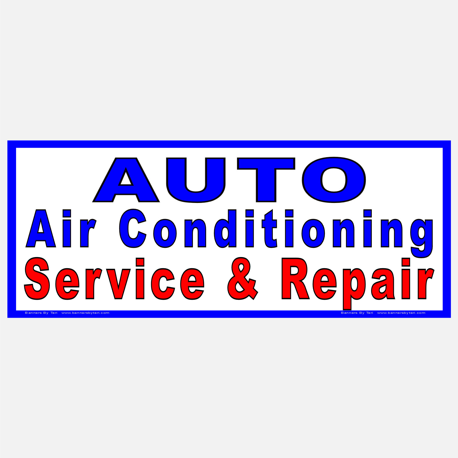 AUTO AIR CONDITIONING Service & Repair – 36″ x 70″
