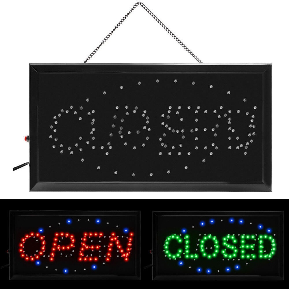 19″ x 10″ LED Neon Ultra Bright Light Business Display for Restaurant Store Shop