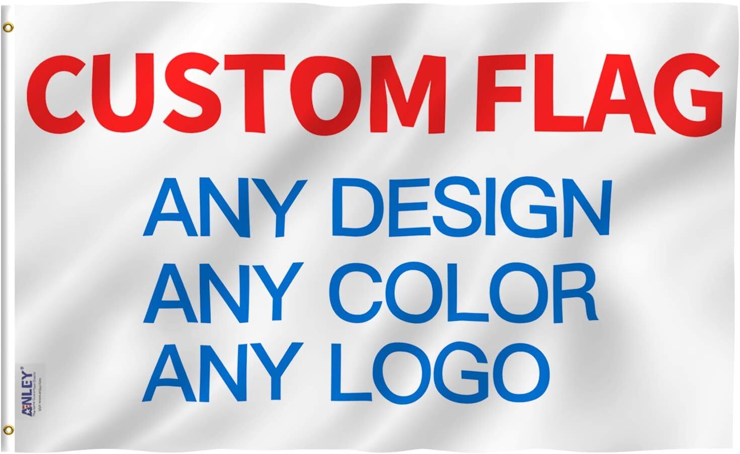 3×5 Ft Rip-Proof Double Sided Custom Flag – Personalized Flags Banners Polyester