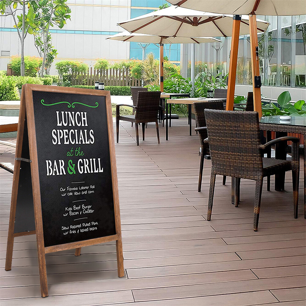 Extra Large Magnetic A-Frame Chalkboard Menu Board Sidewalk Sandwich Board Sign