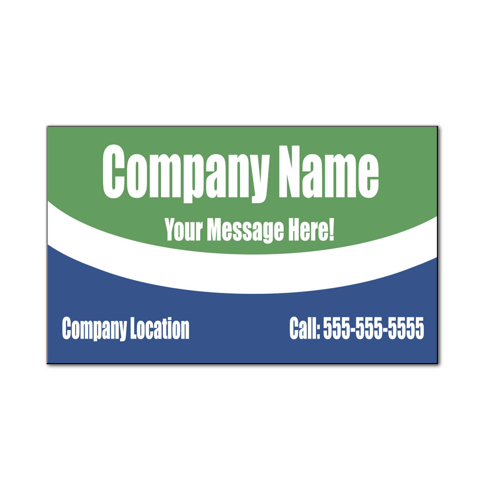 Custom Company Custom Message Address Phone Car Door Magnets Magnetic Sign-QTY 2