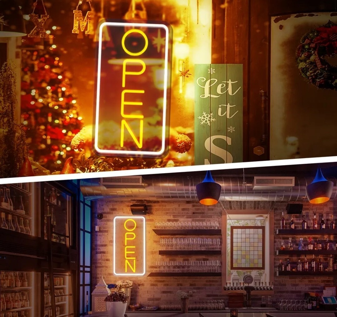 LED STORE OPEN SIGN , OPEN BUSSINES SIGN ,NIGHT LAMP HOME FOR BAR