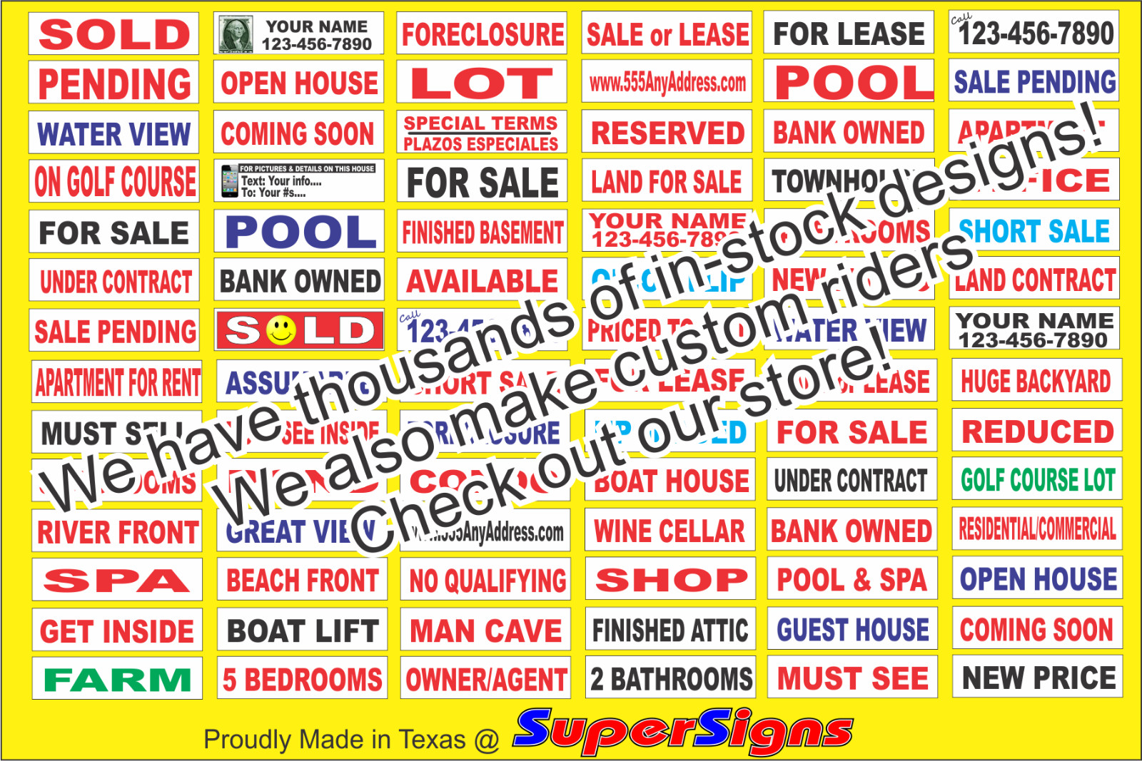 CAR SHOW with Arrow 6″x24″ RIDER Road SIGNS Buy 1 Get 1 FREE 2 Sided Plastic