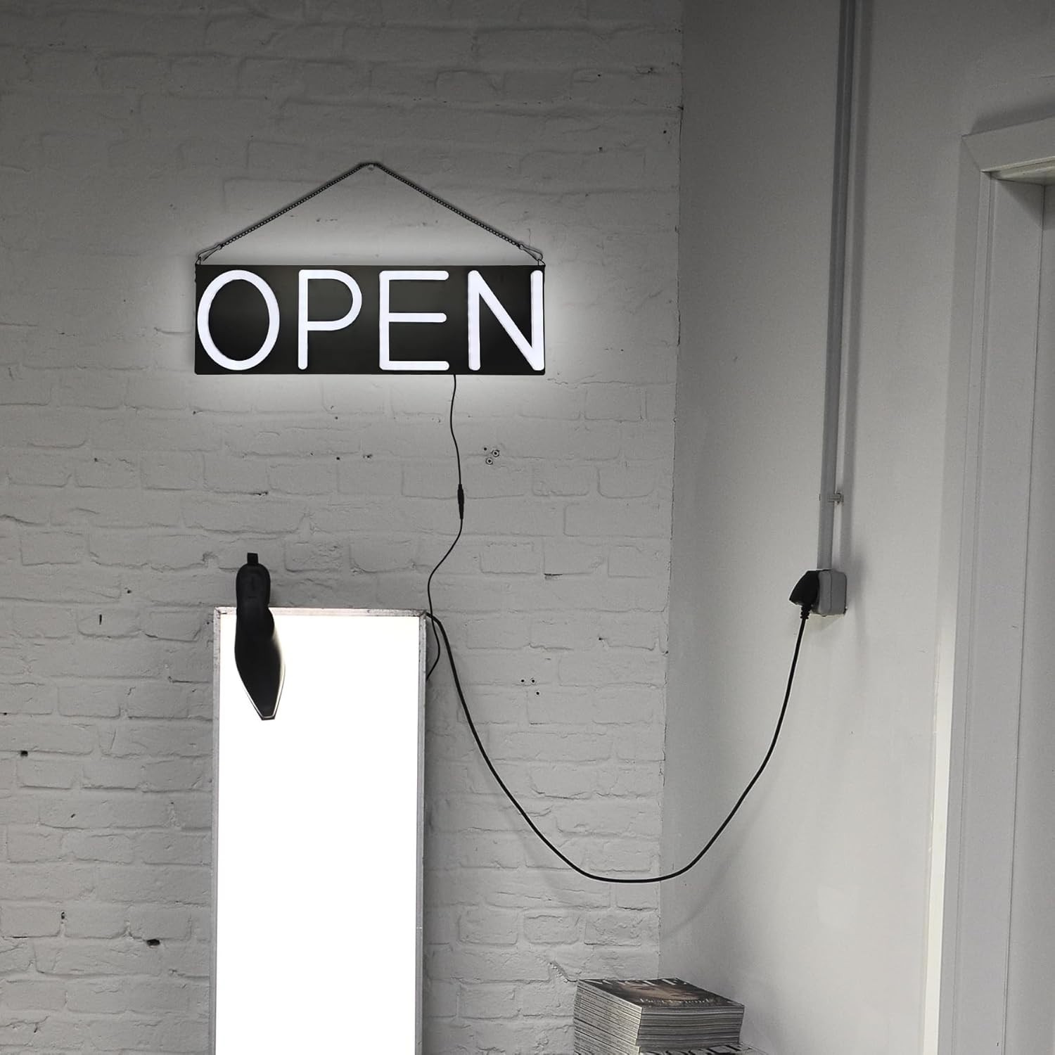 Open Signs for Business,Neon Open Sign Led,20×7 inch with Remote Control,Brig…