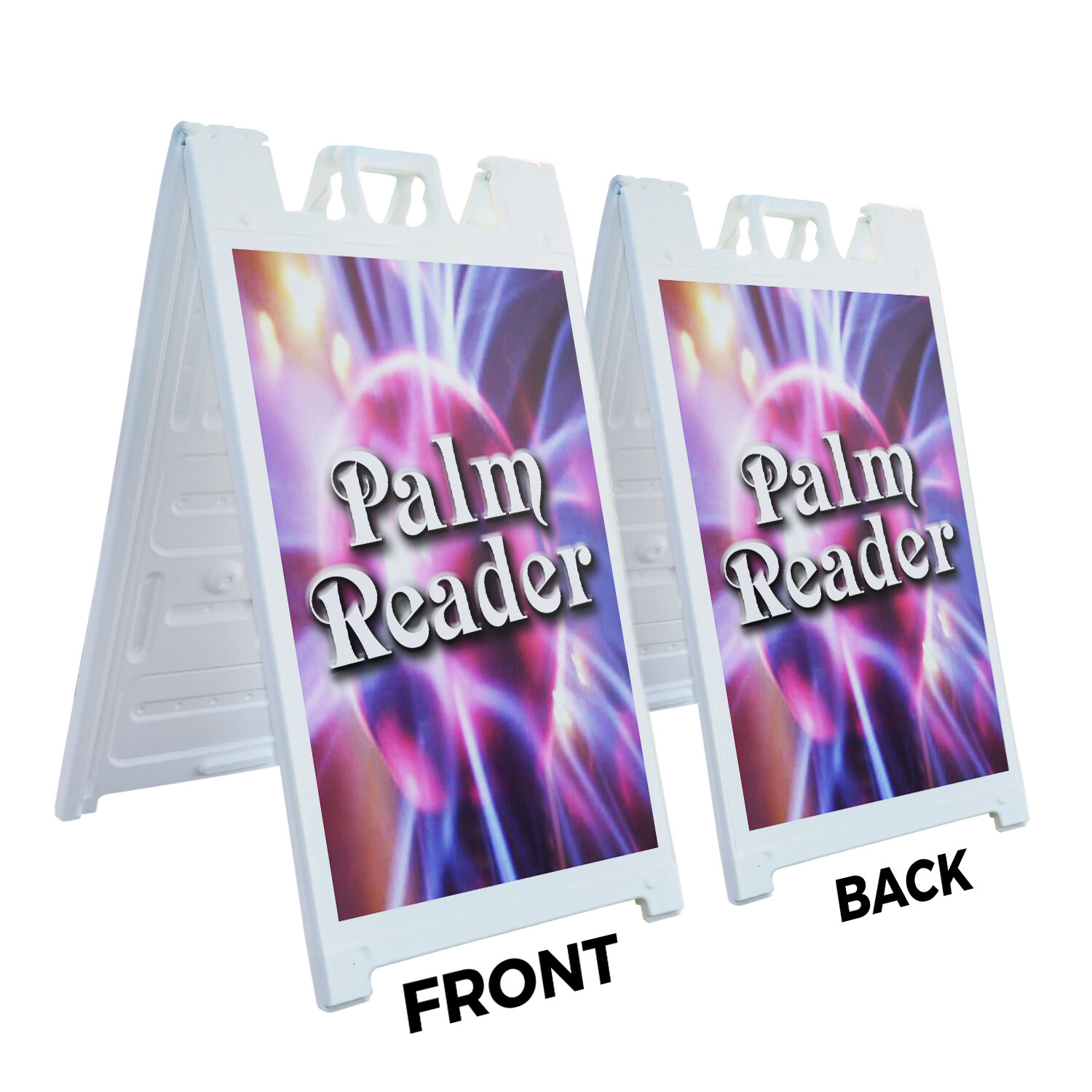 A-frame Sidewalk Palm Reader 24″ x 36″ Double Sided A-Frame Sidewalk Sign