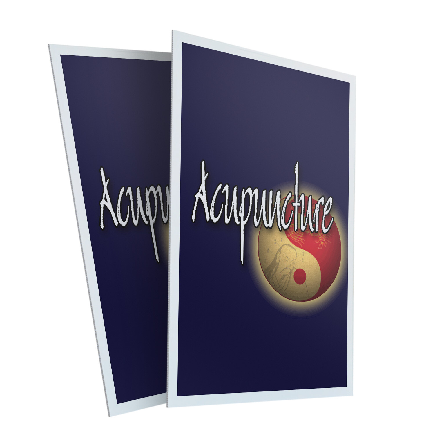 A-frame Sidewalk Acupuncture 24″ x 36″ Double Sided A-Frame Sidewalk Sign