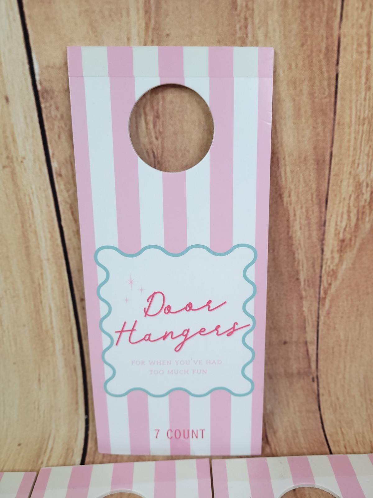 9 Pack Do Not Disturb Door Hanger Signs for Girls Trip 7 Count Each