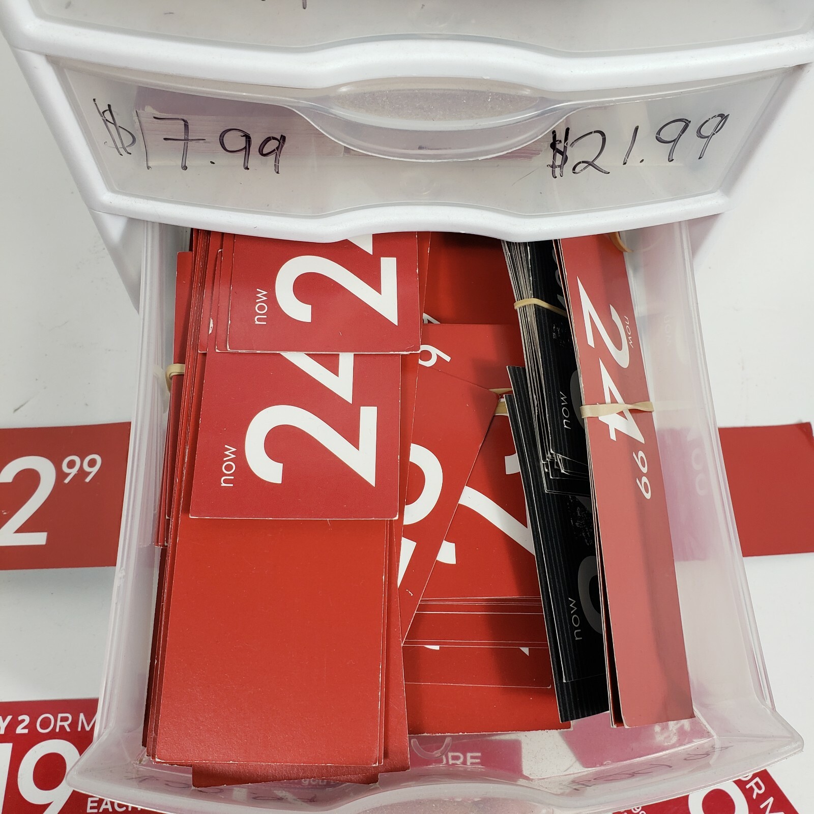 Retail Business Store Craft Fair Big Mixed Lot In Case $5.99 – $29.99 Off Sign