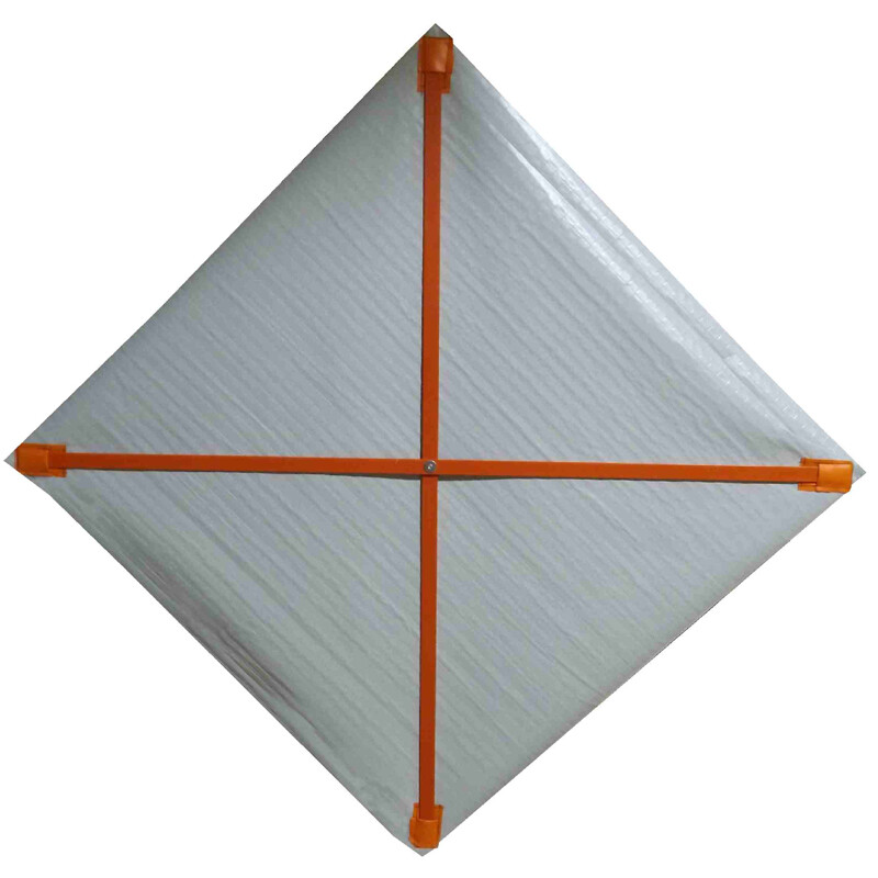 48×48 Non-Reflective, Vinyl Roll Up Road Work Sign with Fiberglass Ribs / Batons