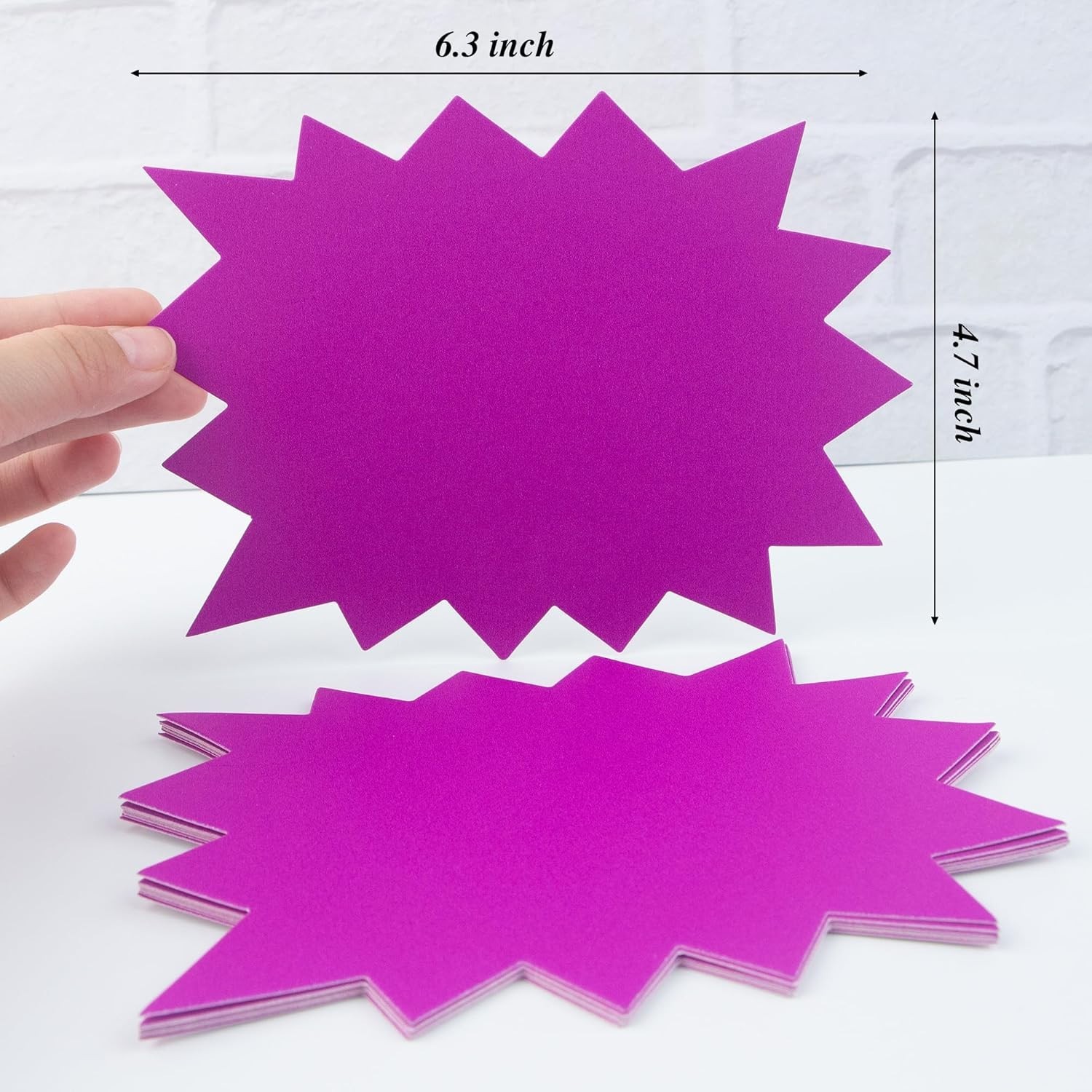 Multi-Color Starburst Signs – 30 PCS Neon Sale Tags Perfect for Any Occasion