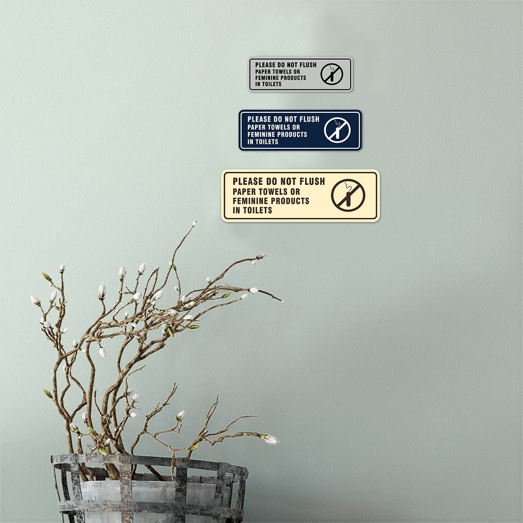 All Quality Standard Please Do Not Flush Paper Towels Or Feminine Products In