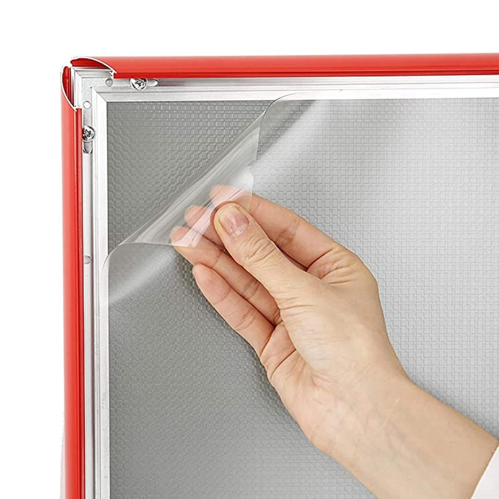 Anti-Reflex PET Cover 14×22″ Clear Lens for Business Slide-In Snap Poster Frames