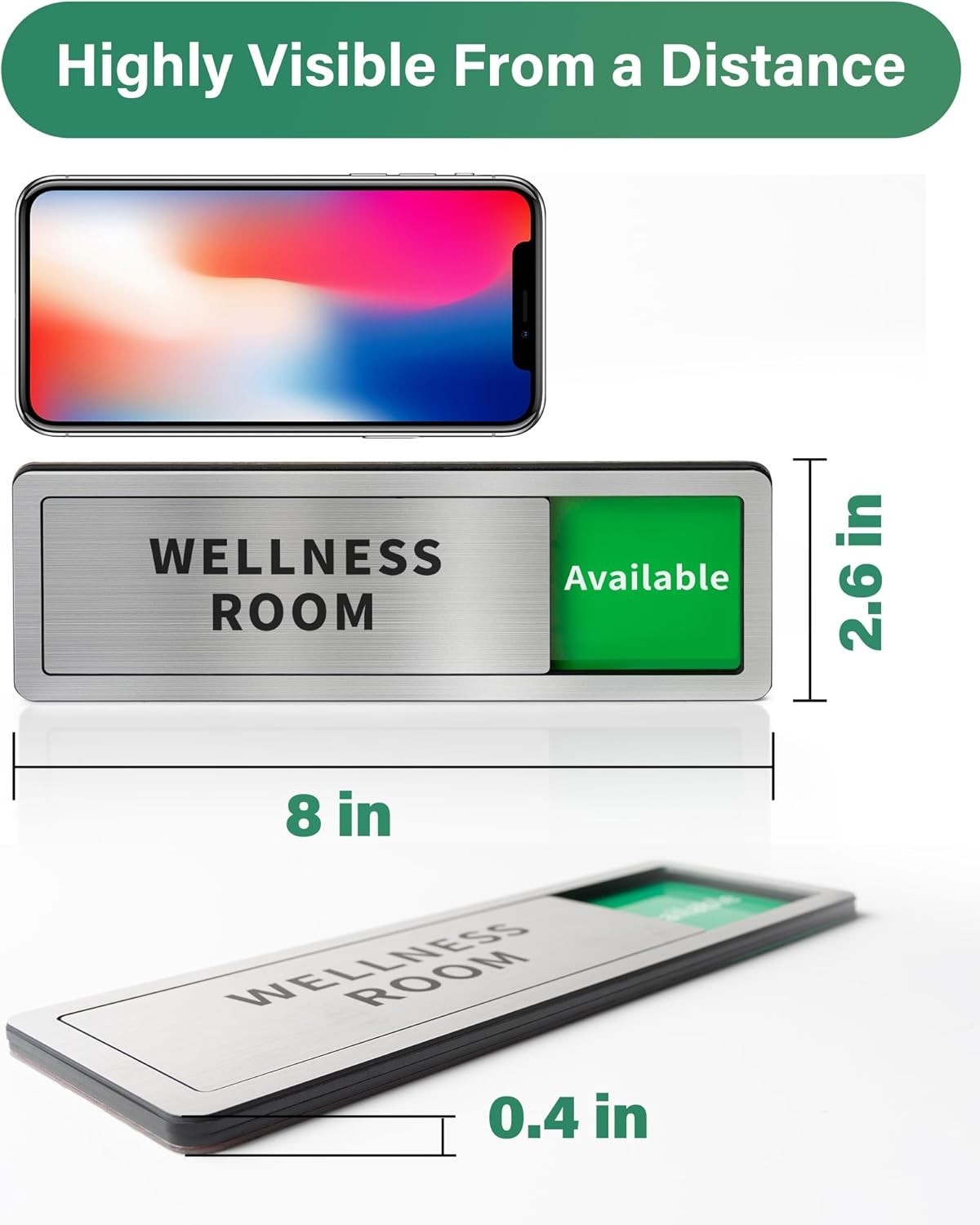 Conference Room Office Door Signs Do Not Disturb, In Use/Available Slider Sig…
