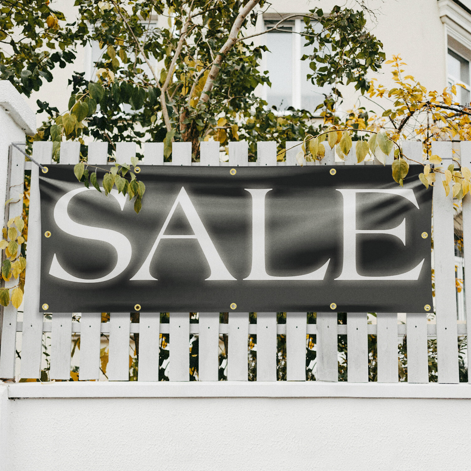 Sale 13 oz Vinyl Banner Sign with Metal Grommets Heavy-Duty Single-Sided