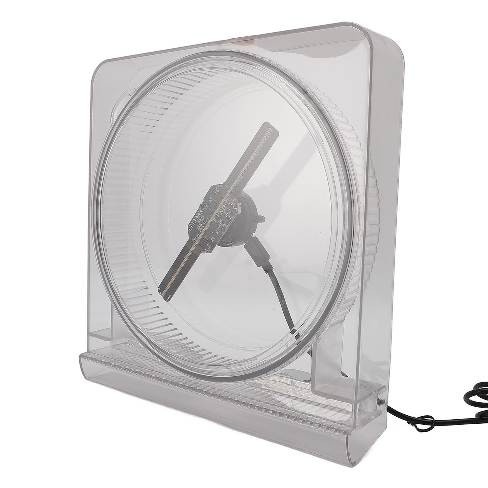 14cm 3D Hologram Fan With Cover Holographic Projector Advertising Display 1 CDUR