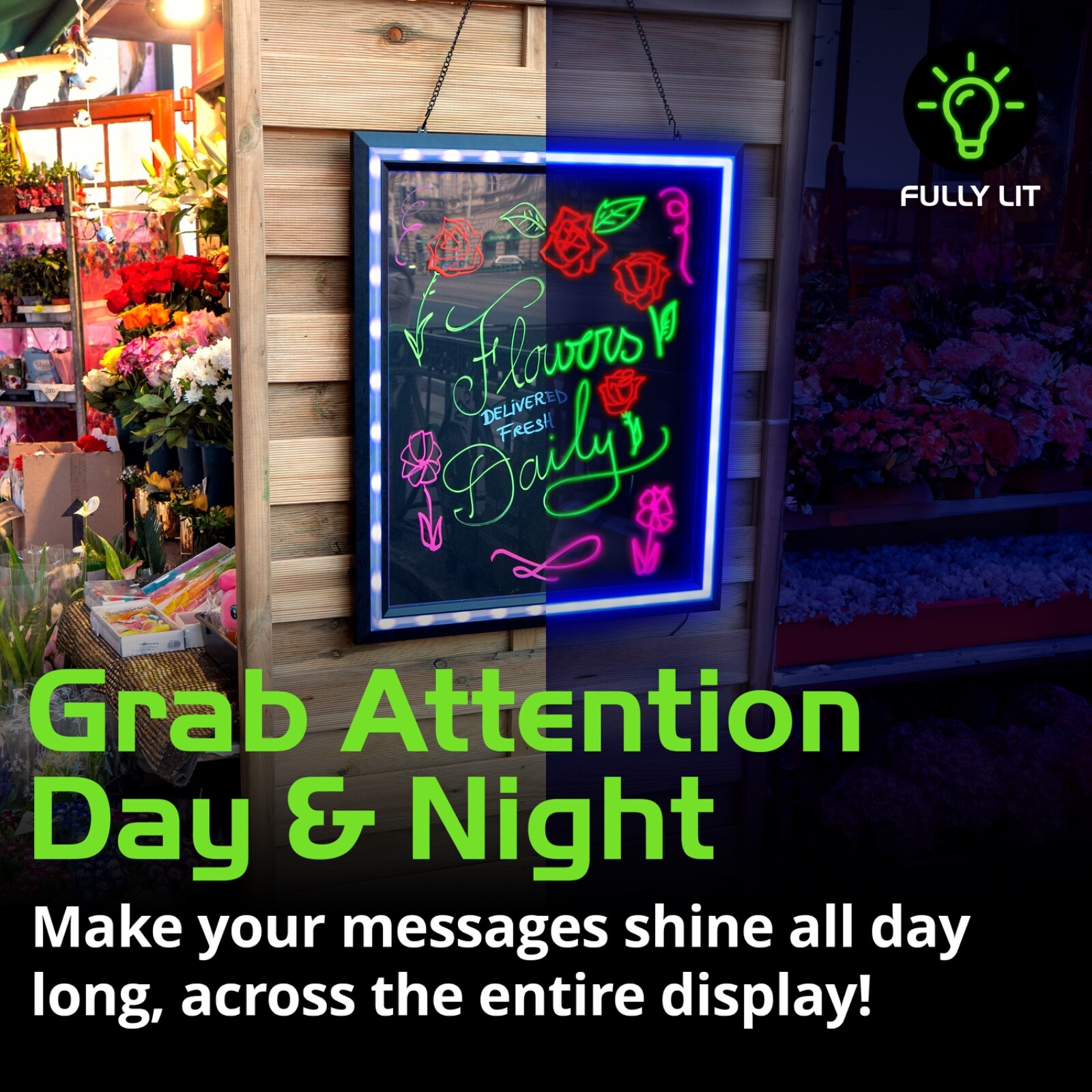 LED Message Board with Markers – Instant Impact for Your Daily Specials and Noti