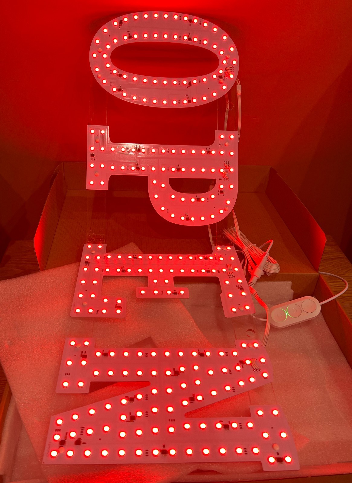 LemonNova LED Open Sign, 30”x10”, Remote Control, Smart App, Edit Colors, Flash
