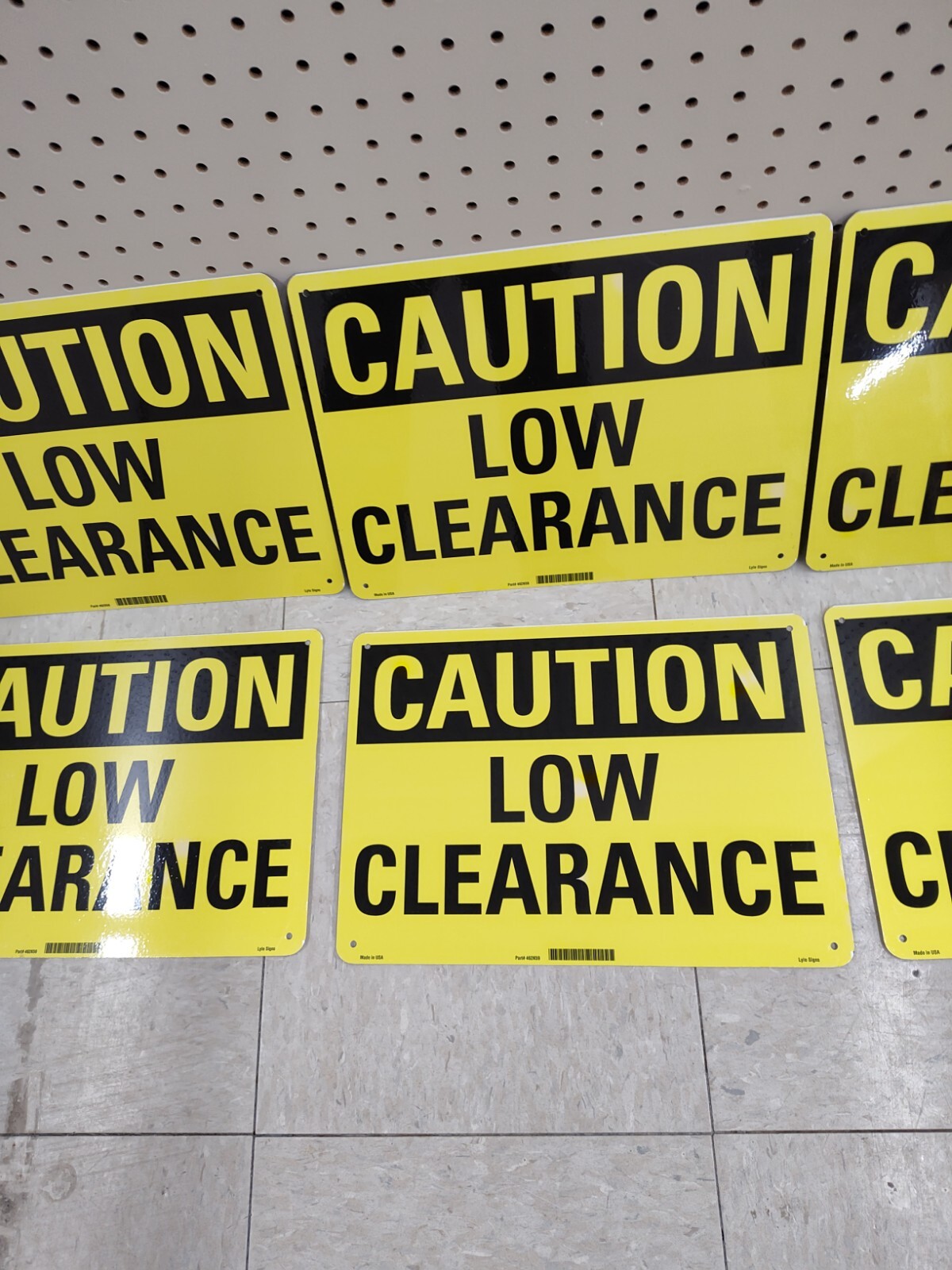 LYLE U4-1512-NA_14x10 Caution Sign,10 inx14 in,Aluminum