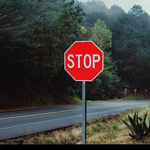 3 Pack Large Stop Sign 24 x 24 Inches – High Intensity Prismatic Aluminum – U…