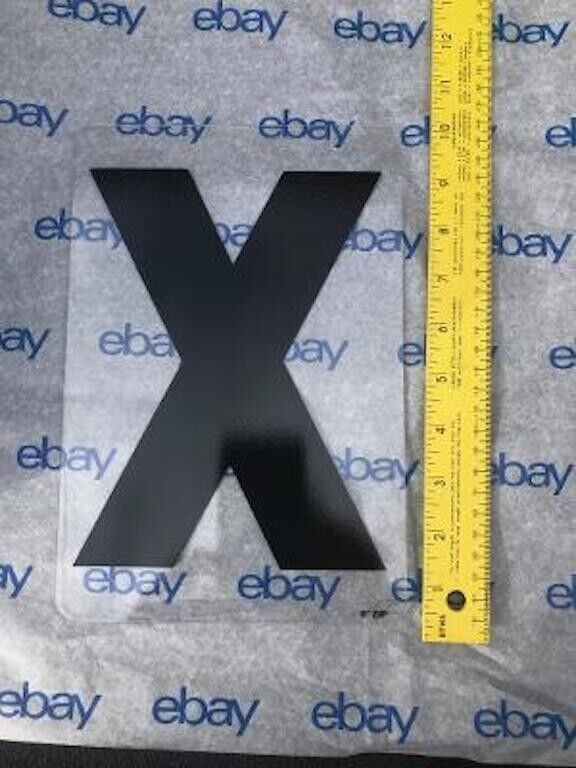 8 inch zip letters changeable outdoor signage marquee letters Letter X