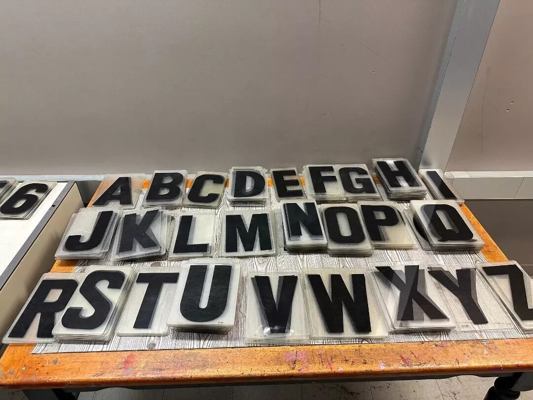 10 Inch 8″ Vintage Plastic Marquee Changeable Outdoor Sign Letters Numbers