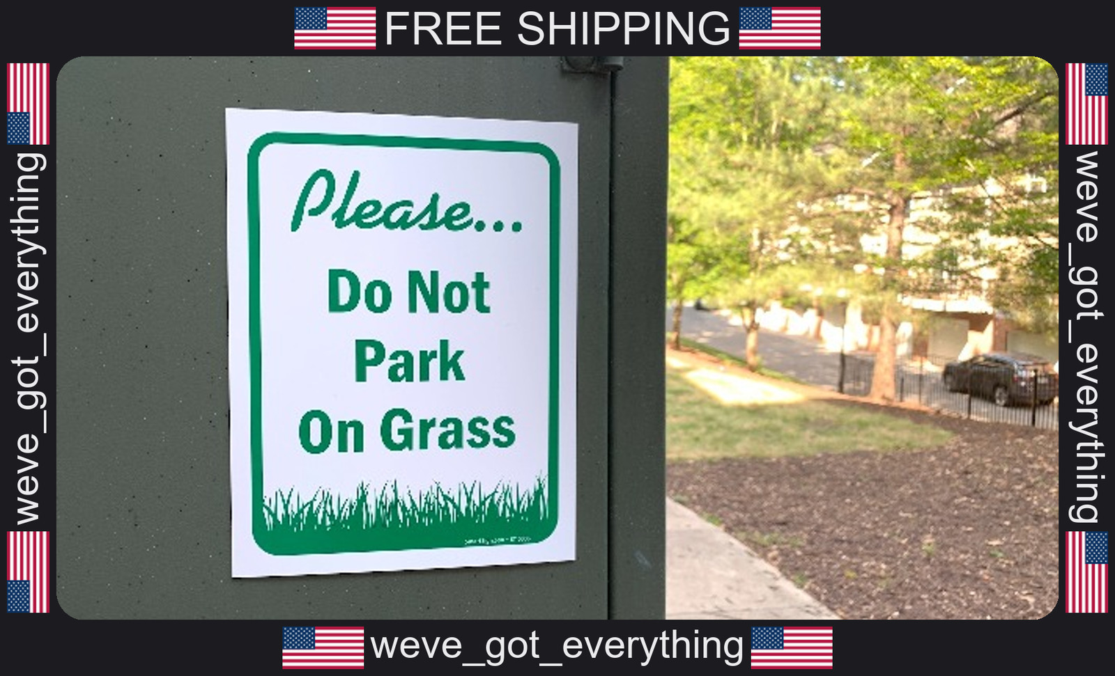 5 Pack 9×12 Inch No Parking Signs for Parking Areas