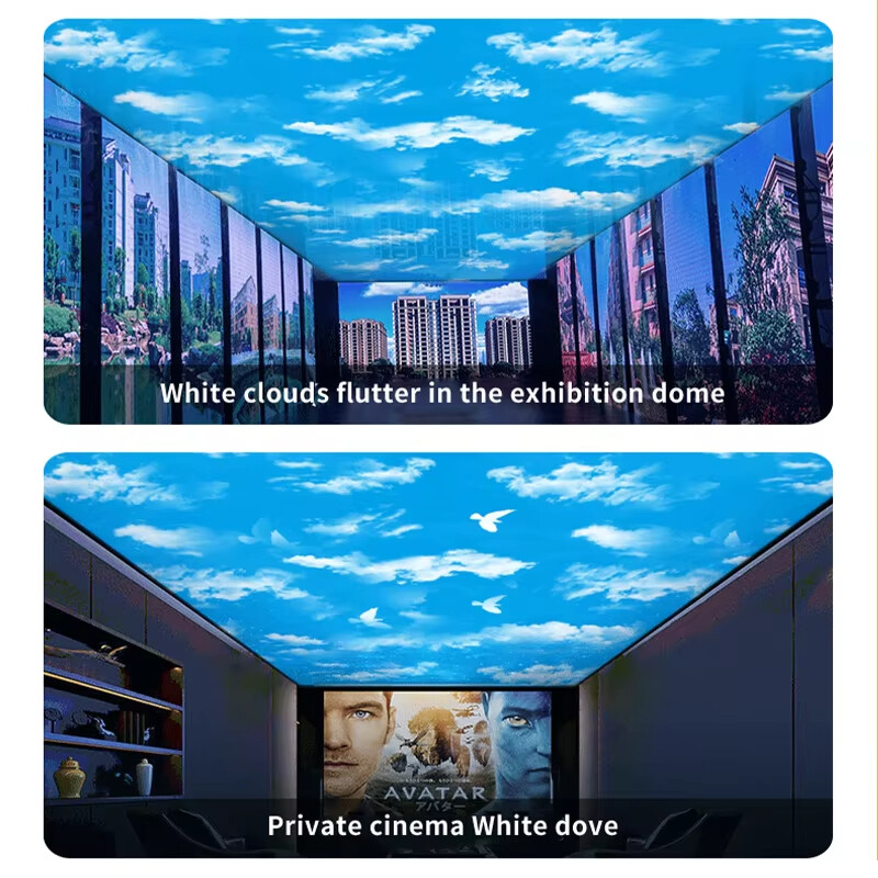 60W-600W Cloud Sky Effect Projection Waterproof Dynamic Logo GOBO Projector Lamp