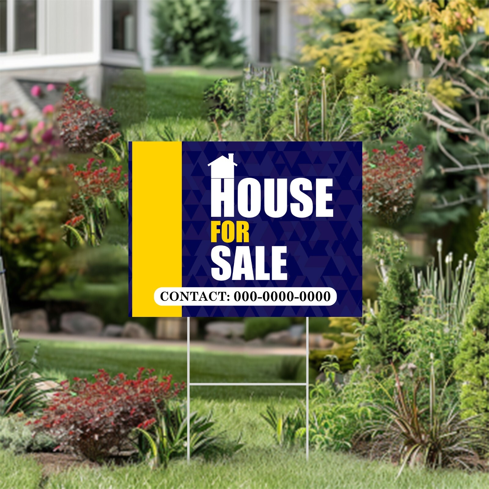 Custom 18×24 Yard Signs – Personalized Blank Corrugated Lawn Sign Free Shipping