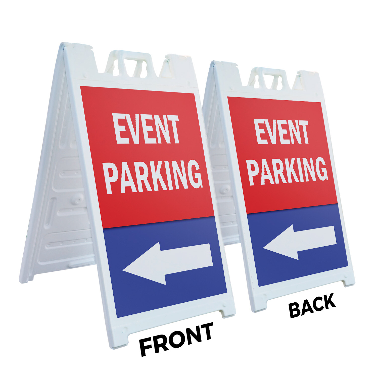 A-frame Sidewalk Event Parking With Arrow 24″ x 36″ Double Sided A-Frame Sidewal