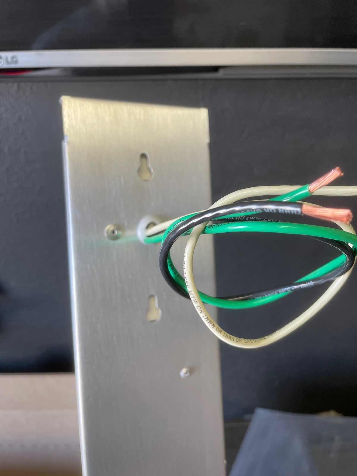 Lighted Sign “ON AIR” 18 inch. *intended for for direct hardwiring*. See desc.