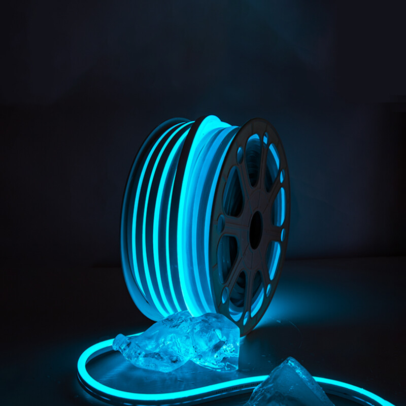 Ice Blue 110V LED Neon Light Strip Lamp For Home Garden Wedding Party DIY Decor