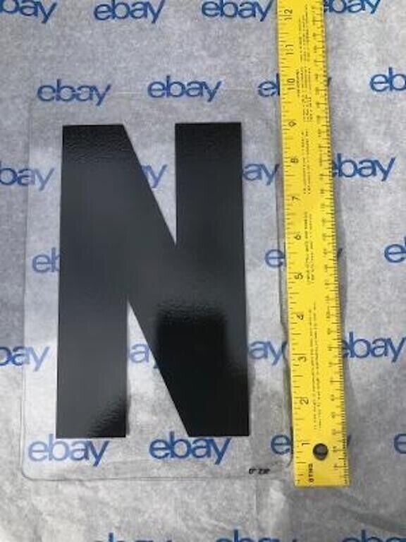 8 inch zip letters changeable outdoor signage marquee letters Letter N