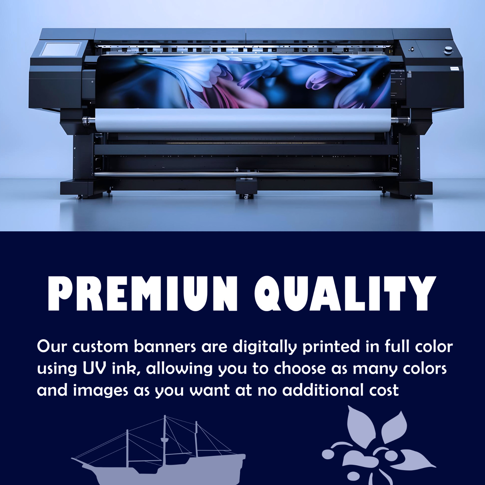 Custom Vinyl Banner – 13oz Heavy Duty – Personalized Banner Indoor and Outdoor