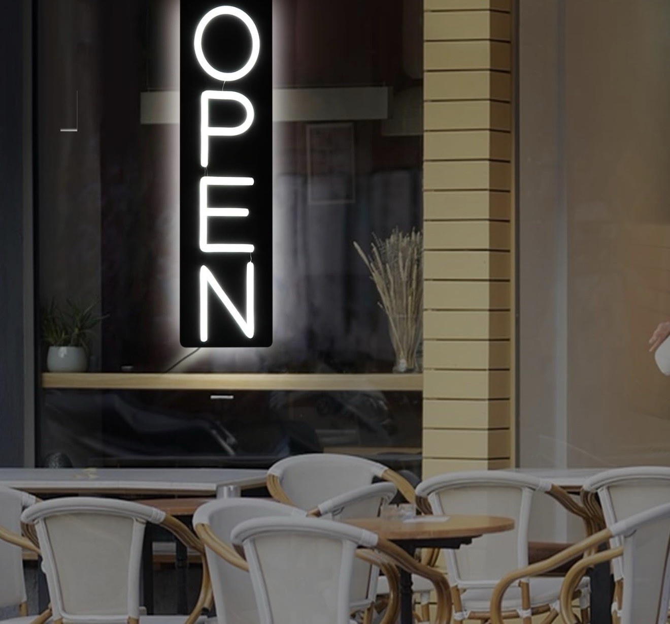 Ultra Bright 16″ LED Neon Open Sign for Retail Store Bar Salon Restaurant NEW…