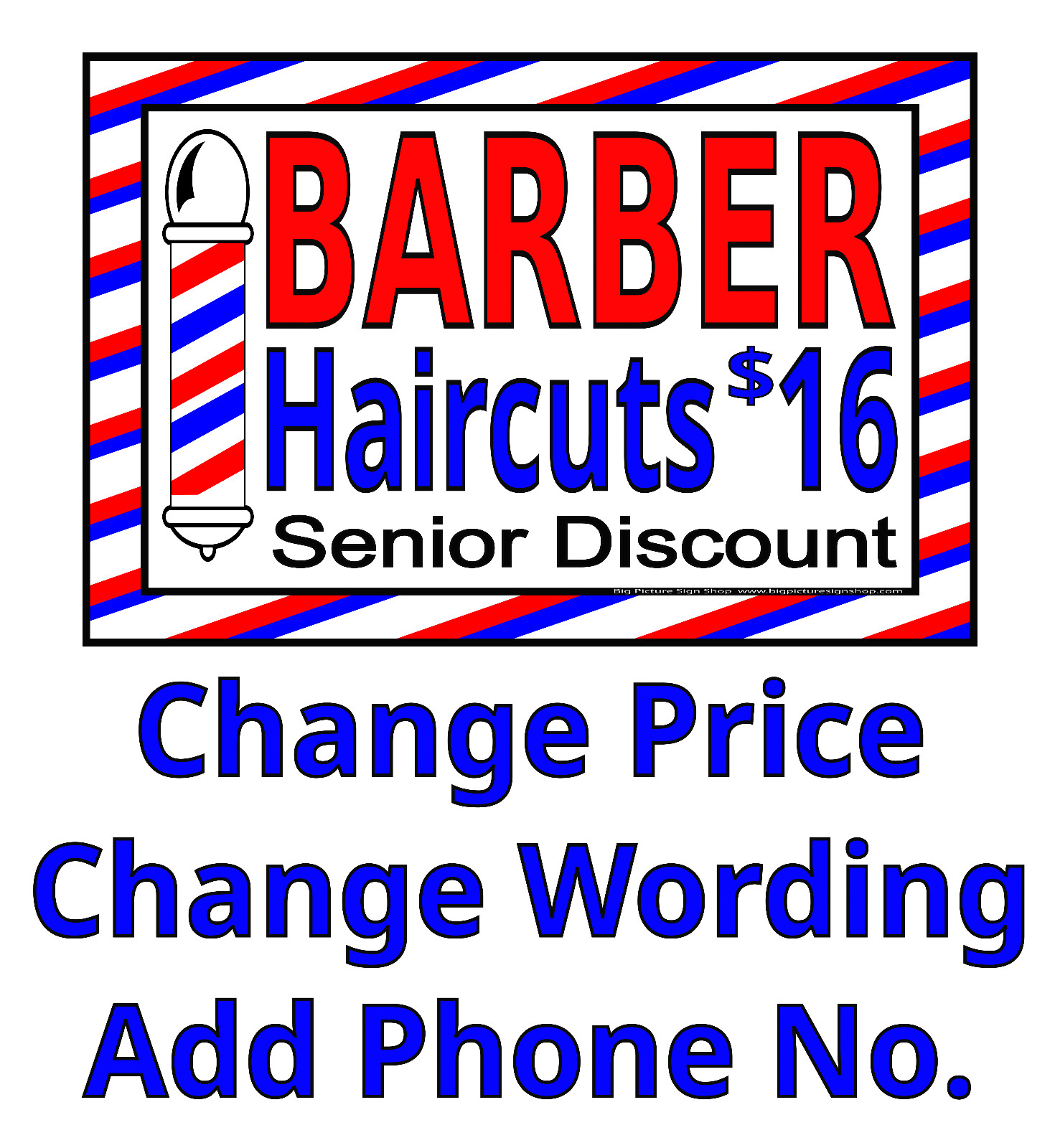 OIL CHANGE NAME YOUR PRICE – CUSTOMIZE WORDING – LARGE – Banner -Vinyl-USA MADE