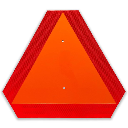 Slow Moving Vehicle Triangle Sign Plastic Farm Triangle Safety Sign SMV Sign