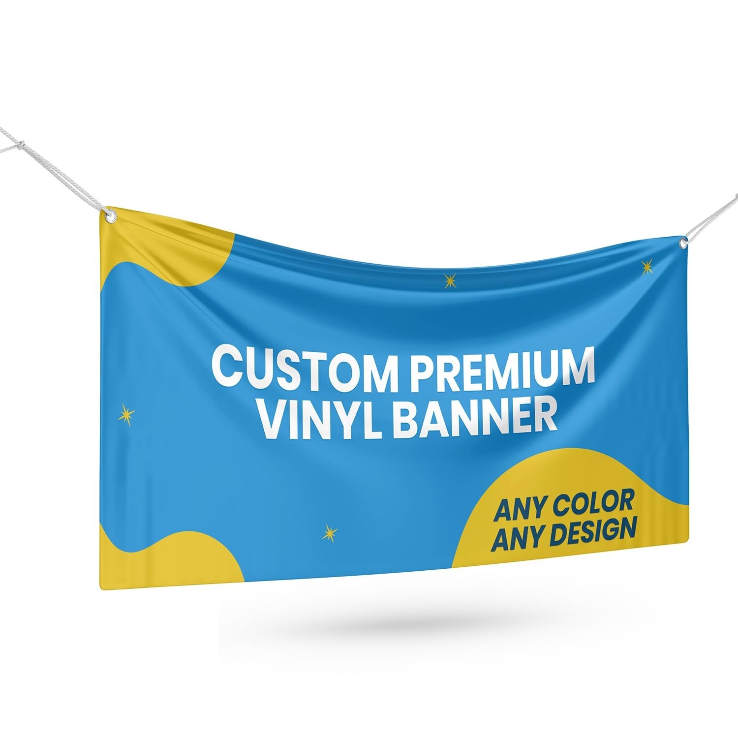 StickerJet Custom Personalized Vinyl Banner for Business – Add Your Text & Logo