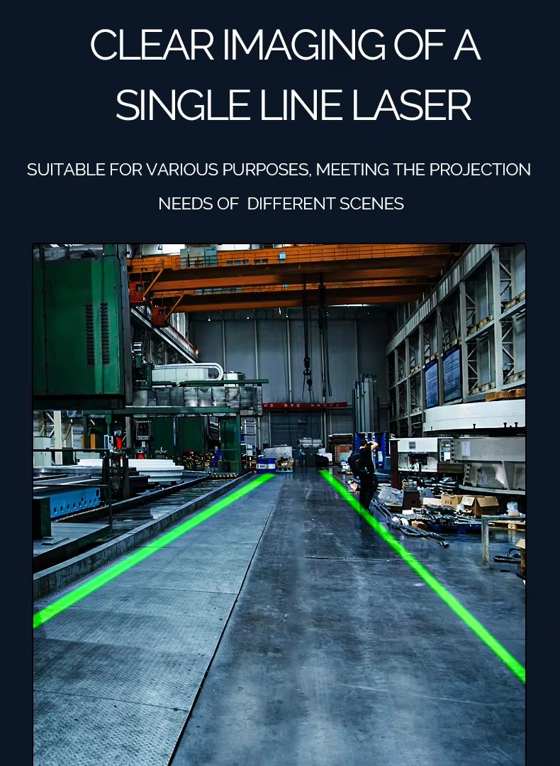 20-40W Green Industrial Warning Sign Lamp for Safety Laser Line Light Pojector