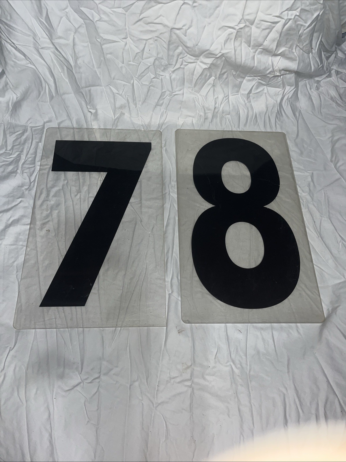 18″ Plastic Outdoor Readerboard Marquee Sign Letters 28 Used