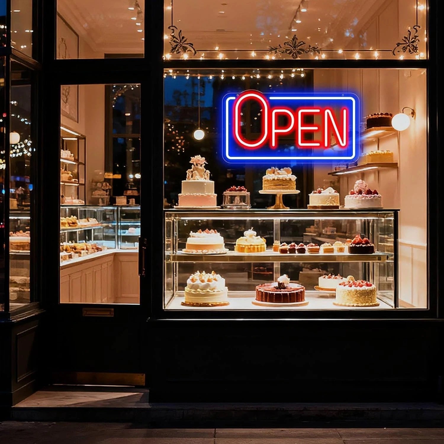 Led Neon Open Sign for Business Window, Light up Open Sign for Store Carteles Le