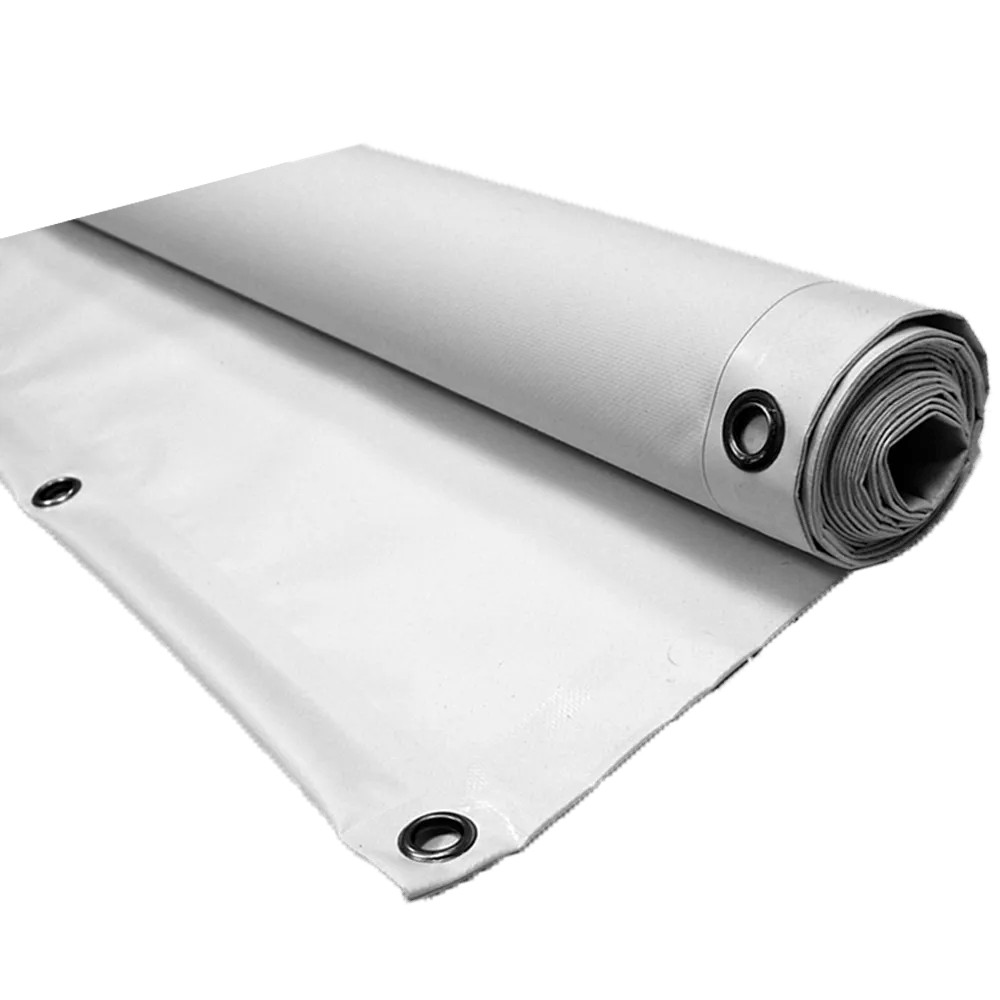 18 oz Blank Vinyl Banner, White, Waterproof, With or without grommets
