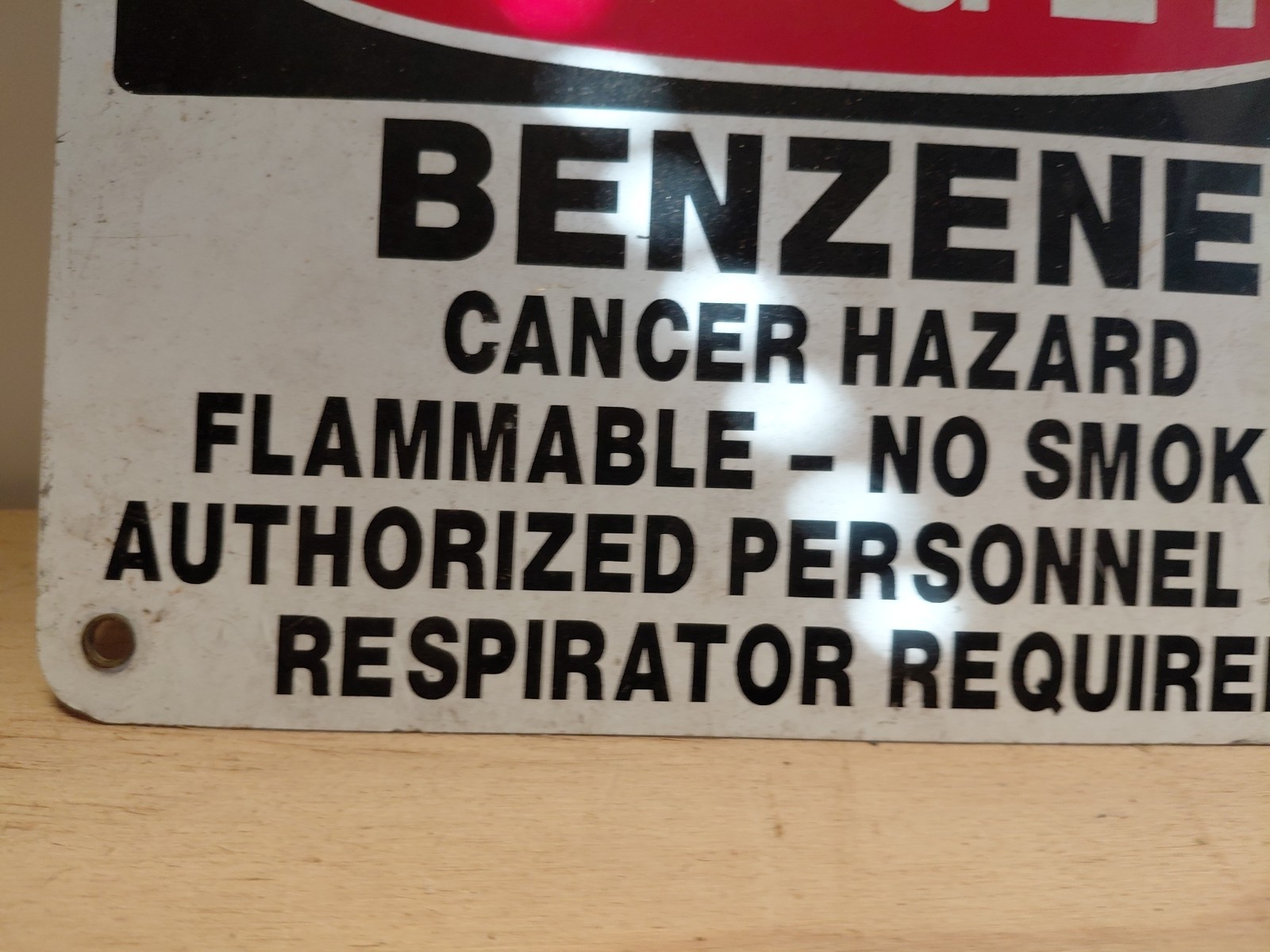 Vintage Danger Sign 10″x7″ Heavy Metal From Industrial Industry Brass Gromets