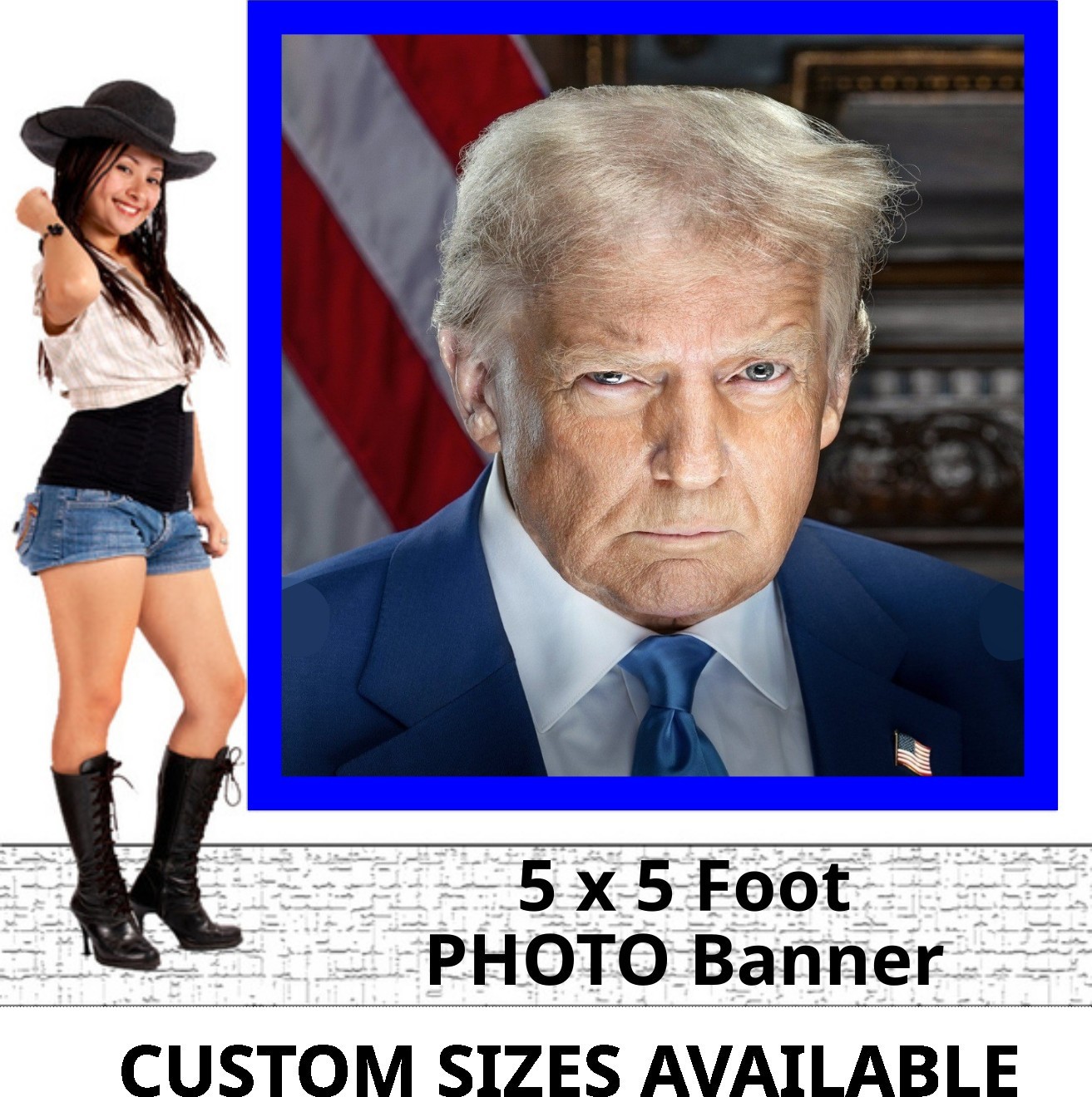 TRUMP 2024 – HUGE & VERY LARGE – Banners – Reinforced Vinyl -USA MADE – QUALITY