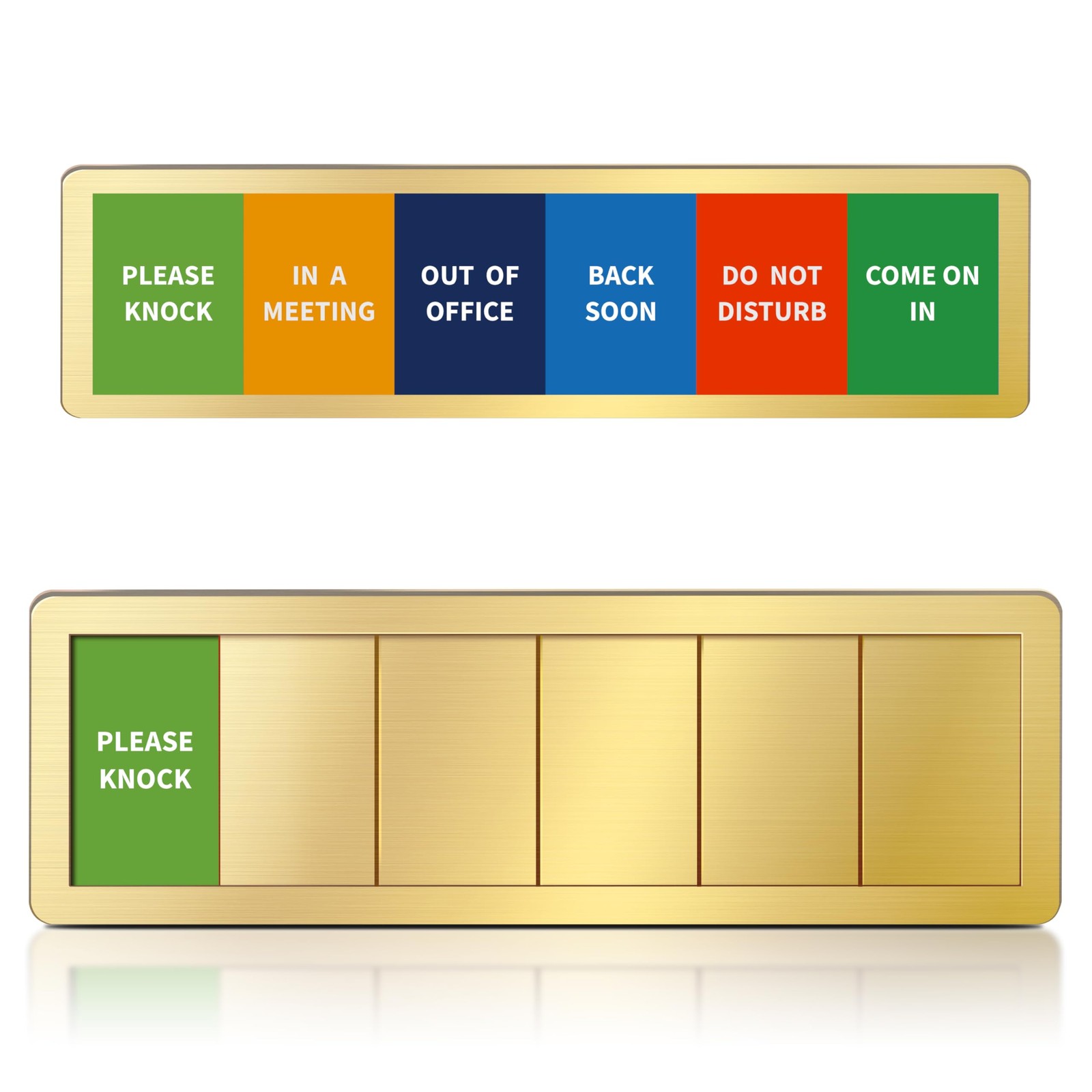 Office Door Signs 6 Options Do Not Disturb, In A Meeting, Out Of Office, Come…